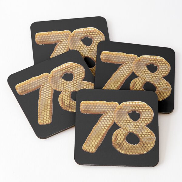 Item preview, 78 Number 3d Honey Numbers Font designed and sold by HelloFromAja.