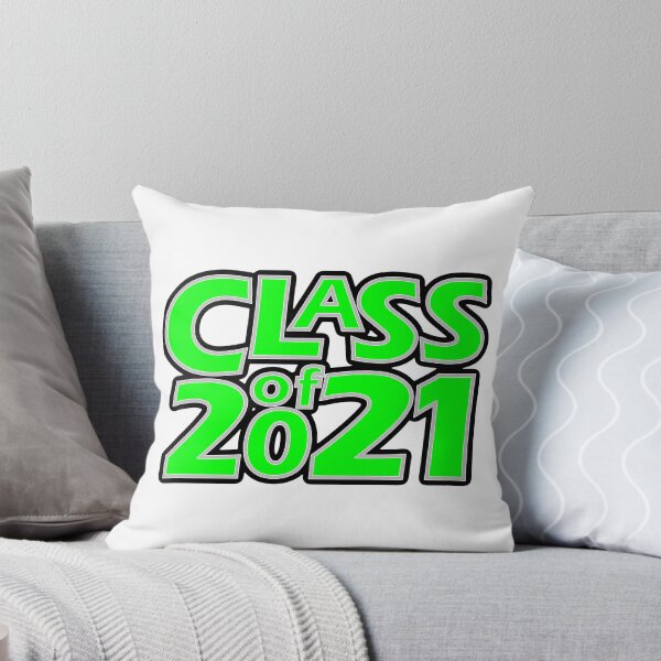 Item preview, Grad Class of 2021 Bright Green with a Silver Border designed and sold by gkillerb.