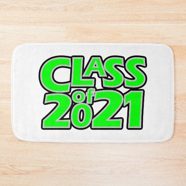 Item preview, Grad Class of 2021 Bright Green with a Silver Border designed and sold by gkillerb.