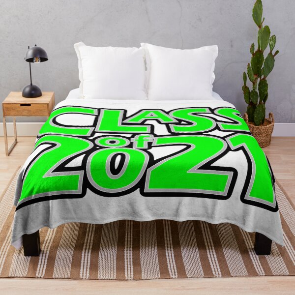 Item preview, Grad Class of 2021 Bright Green with a Silver Border designed and sold by gkillerb.