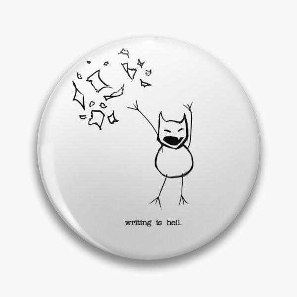 Item preview, Writing Is Hell designed and sold by webgeekist.