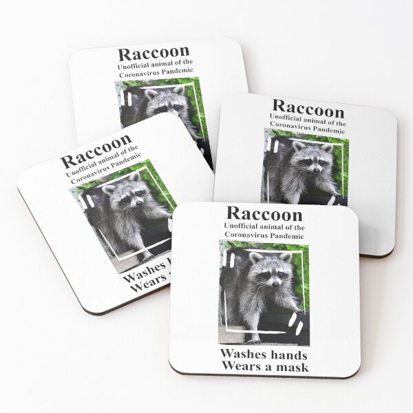 Item preview, Corona mascot - raccoon designed and sold by Glineur.