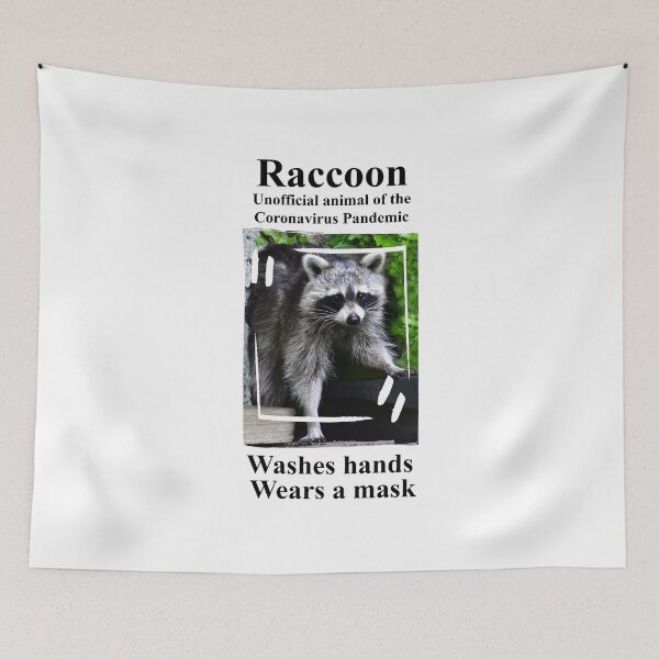 Item preview, Corona mascot - raccoon designed and sold by Glineur.