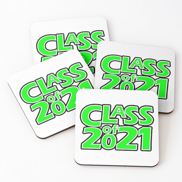 Item preview, Grad Class of 2021 Bright Green with a White Border designed and sold by gkillerb.