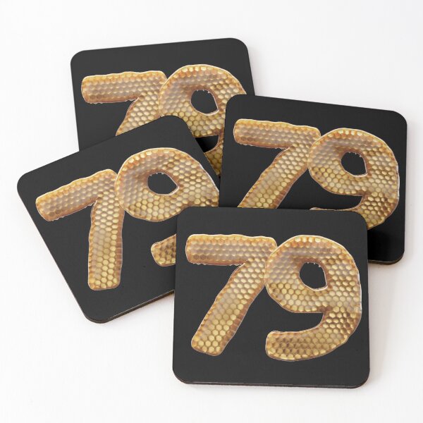 Item preview, 79 Number 3d Honey Numbers Font designed and sold by HelloFromAja.
