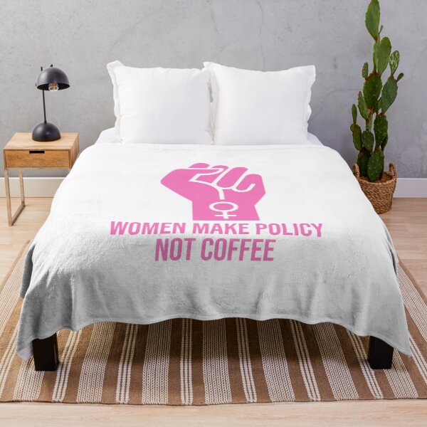Item preview, Women Make Policy Not Coffee designed and sold by friendlyspoon.