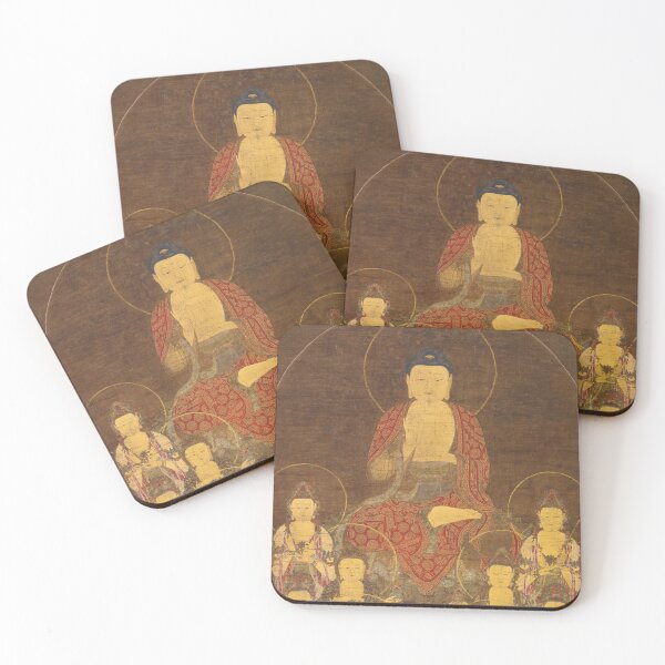 Item preview, Buddha Amitabha (Amita) and the Eight Great Bodhisattvas, 14th Century designed and sold by Vintage Wall Art.