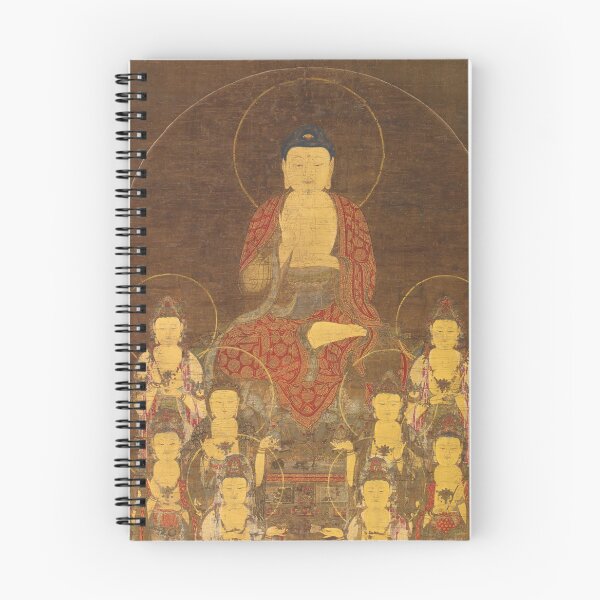 Item preview, Buddha Amitabha (Amita) and the Eight Great Bodhisattvas, 14th Century designed and sold by Vintage Wall Art.