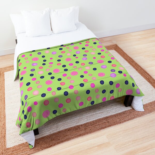 Farbige Spots Tagesdecke