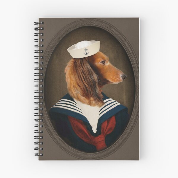 Item preview, Doxie Dachshund Portrait - Sailor Charli designed and sold by thelonelypixel.