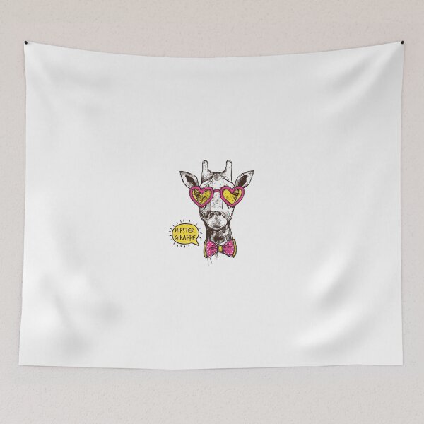 Item preview, Hipster Giraffe designed and sold by TinoThreads.