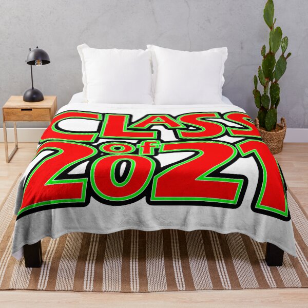 Item preview, Grad Class of 2021 Bright Red with a Bright Green Border designed and sold by gkillerb.