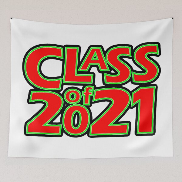 Item preview, Grad Class of 2021 Bright Red with a Bright Green Border designed and sold by gkillerb.