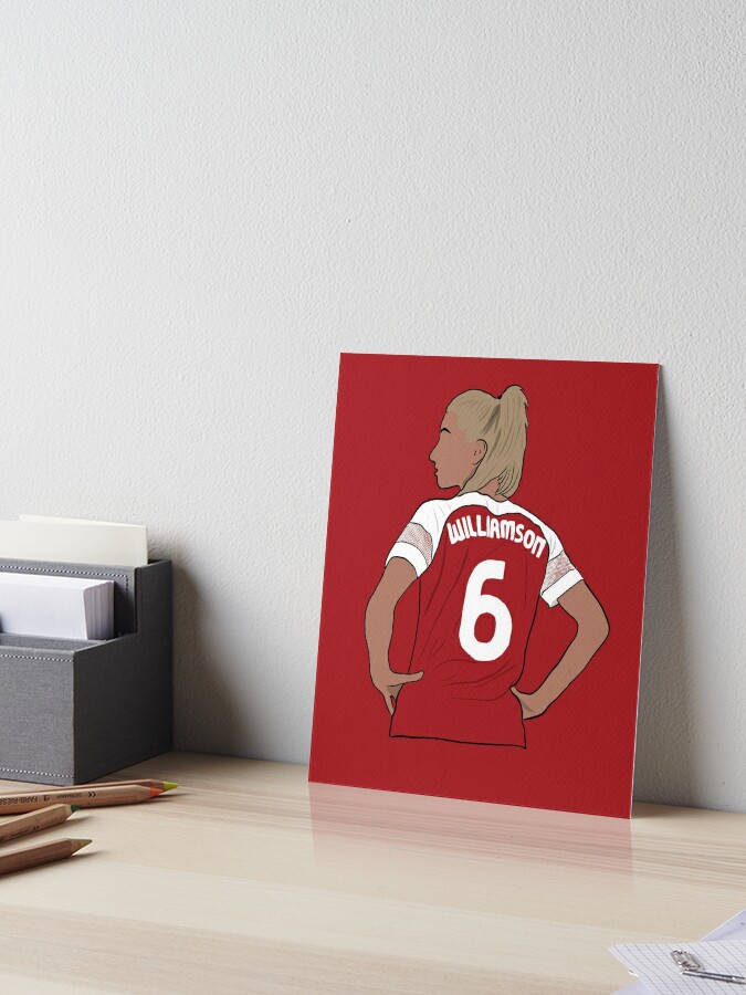 RJR PRINTS Leah Williamson - Arsenal Ladies & Lionesses Signed 6X4 Inch  Photo With Print Pre Printed Signature Football Autograph Gift Artwok Wall  Art