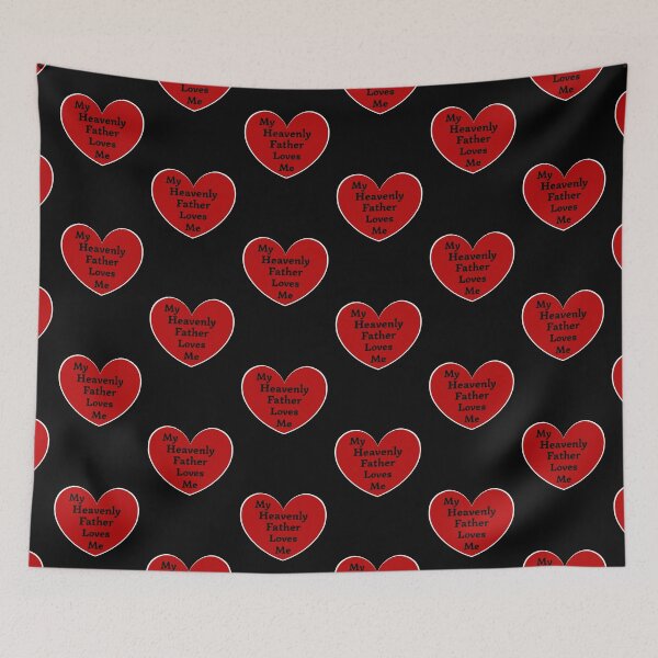 Item preview, My Heavenly Father loves me, Red heart, BoRoWoB1 designed and sold by AnnaBBS.