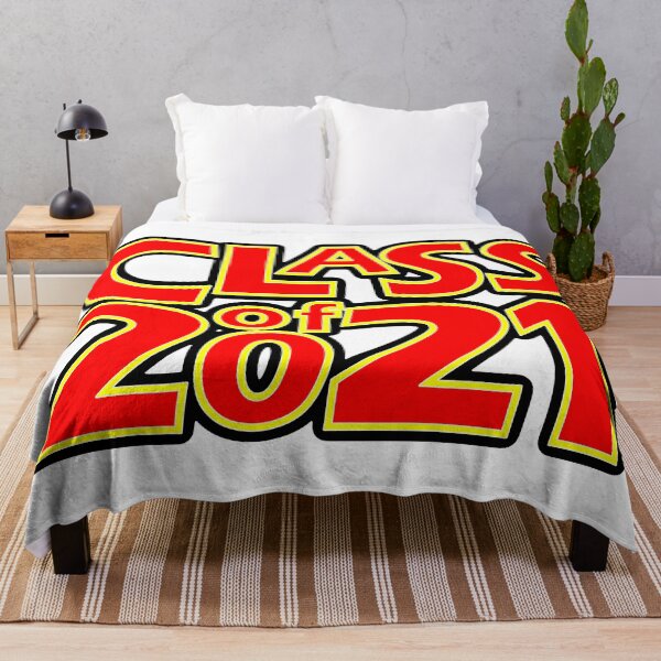 Item preview, Grad Class of 2021 Bright Red with a Bright Yellow Border designed and sold by gkillerb.
