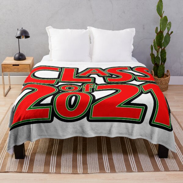 Item preview, Grad Class of 2021 Bright Red with a Dark Green Border designed and sold by gkillerb.
