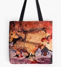 Muffin and Andy, watercolor Tote Bag