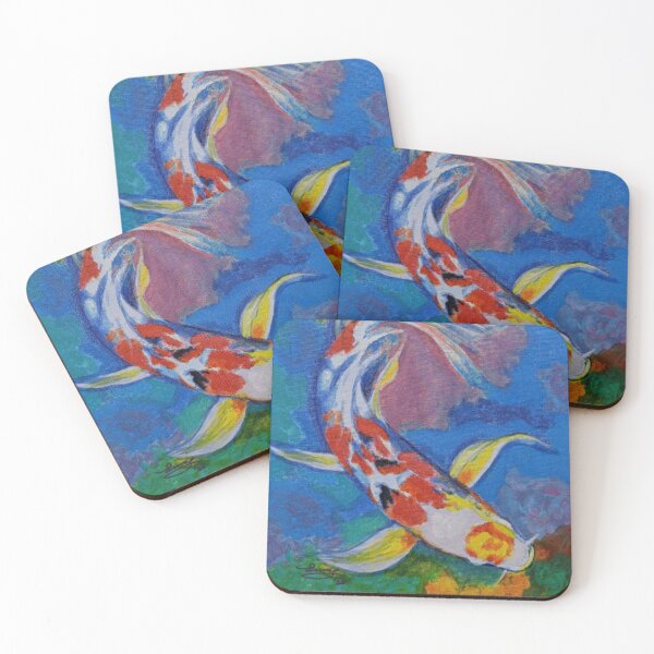Item preview, Colorful Koi Fish Painting designed and sold by factory88.
