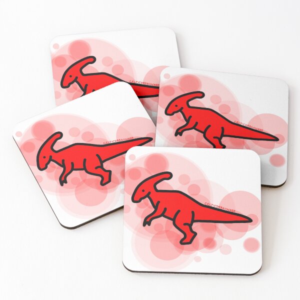 Item preview, Red Parasorolophus  Rainbow Dinosaurs Series  designed and sold by CelticDragoness.