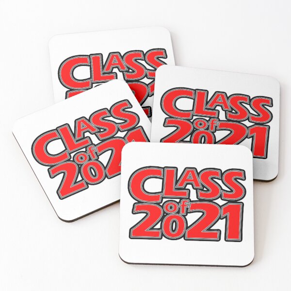 Item preview, Grad Class of 2021 Bright Red with a Grey Border designed and sold by gkillerb.