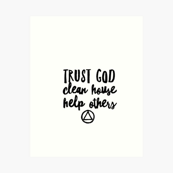Item preview, Trust God, Clean House, Help Others designed and sold by Creationsby Kalei.