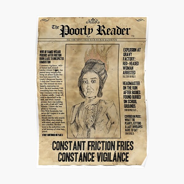 Mrs. Constance Vigilánce ("Constant Vigilance!") Poster