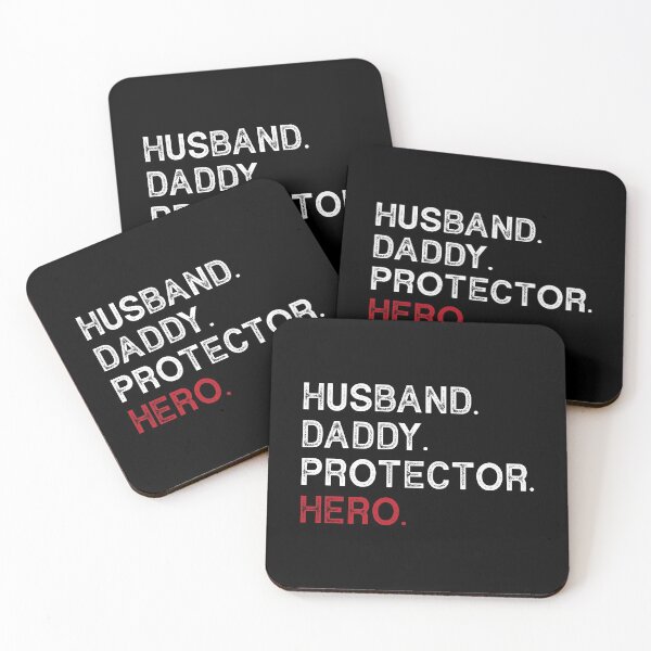 Item preview, Husband Daddy Protector Hero, Fathers Day gift, Husband Gift, Daddy Funny, Dad Husband Gift,Dad Birthday Gift designed and sold by ambaart.