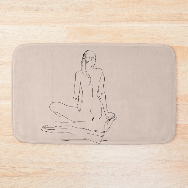 Item preview, Erotic painting Nudeart erotica Feminist poster Erotic nudity Erotic art Tableau peinture Bum print One line drawing Printable wall art body designed and sold by GalleryArtField.