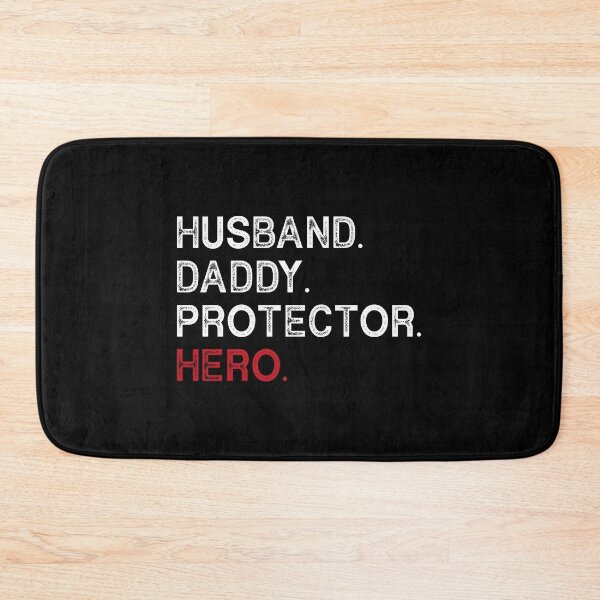 Item preview, Husband Daddy Protector Hero, Fathers Day gift, Husband Gift, Daddy Funny, Dad Husband Gift,Dad Birthday Gift designed and sold by ambaart.