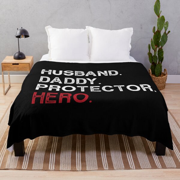 Item preview, Husband Daddy Protector Hero, Fathers Day gift, Husband Gift, Daddy Funny, Dad Husband Gift,Dad Birthday Gift designed and sold by ambaart.