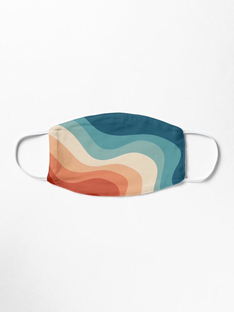 Alternate view of Retro style waves Mask