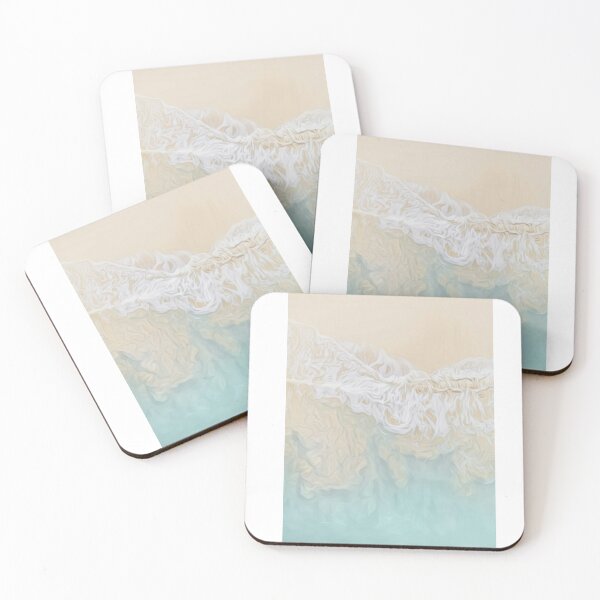 Item preview, beach sea waves sand pattern - modern style designed and sold by SketchyDuette.