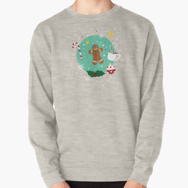 X-mas Time Pattern Pullover Sweatshirt