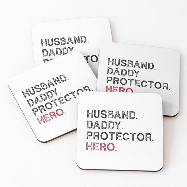 Item preview, Husband Daddy Protector Hero, Fathers Day gift, Husband Gift, Daddy Funny, Dad Husband Gift,Dad Birthday Gift designed and sold by ambaart.