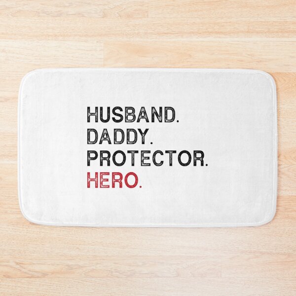 Item preview, Husband Daddy Protector Hero, Fathers Day gift, Husband Gift, Daddy Funny, Dad Husband Gift,Dad Birthday Gift designed and sold by ambaart.