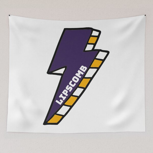 Item preview, Lipscomb Lightning Bolt designed and sold by kkosmicki.