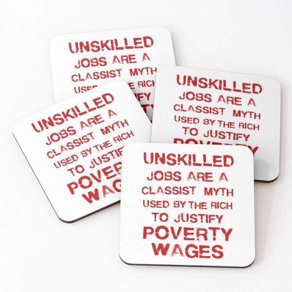 Item preview, Unskilled Jobs designed and sold by Eat the Rich.
