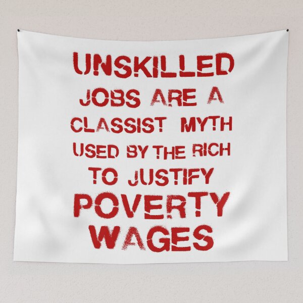 Item preview, Unskilled Jobs designed and sold by Eat the Rich.
