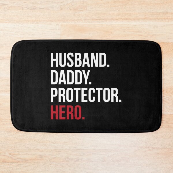 Item preview, Husband Daddy Protector Hero, Fathers Day gift, Husband Gift, Daddy Funny, Dad Husband Gift,Dad Birthday Gift designed and sold by ambaart.