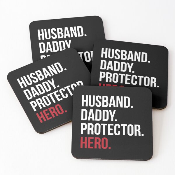 Item preview, Husband Daddy Protector Hero, Fathers Day gift, Husband Gift, Daddy Funny, Dad Husband Gift,Dad Birthday Gift designed and sold by ambaart.
