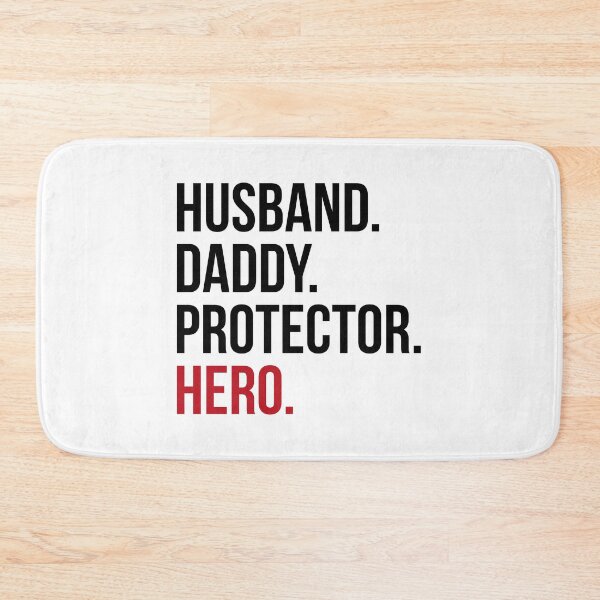 Item preview, Husband Daddy Protector Hero, Fathers Day gift, Husband Gift, Daddy Funny, Dad Husband Gift,Dad Birthday Gift designed and sold by ambaart.