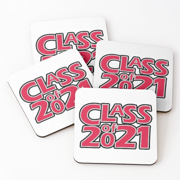 Item preview, Grad Class of 2021 Crimson Red with a Silver Border designed and sold by gkillerb.