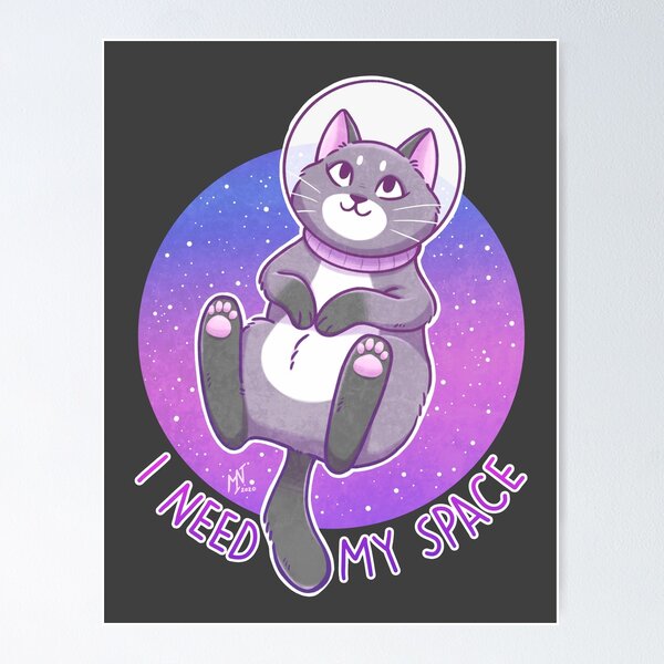 Artikel-Vorschau von Ich brauche meine Weltraumastronautin Kitty, designt und verkauft von kattvalk.