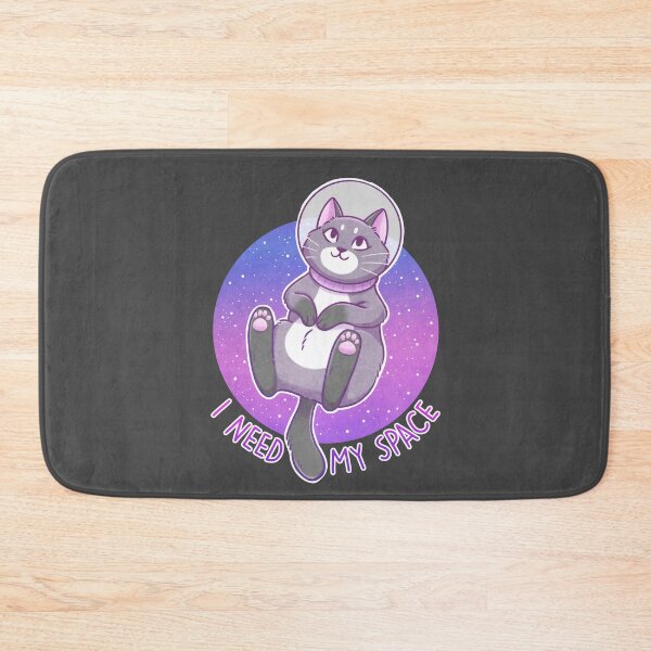 Item preview, I Need My Space Astronaut Kitty designed and sold by kattvalk.