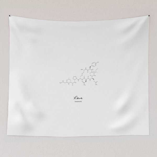 Item preview, Love Chemistry Molecules Art designed and sold by Si Li.