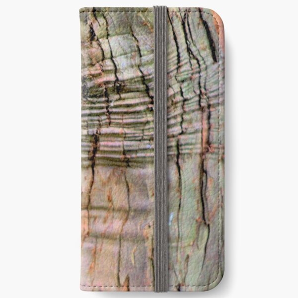 Yew tree bark texture iPhone Wallet