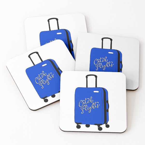 Item preview, Catch Flights Royal Blue Suitcase designed and sold by Sarah Lopez.