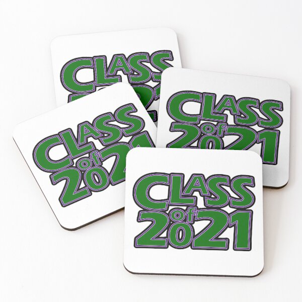 Item preview, Grad Class of 2021 Dark Green with a Dark Purple Border designed and sold by gkillerb.