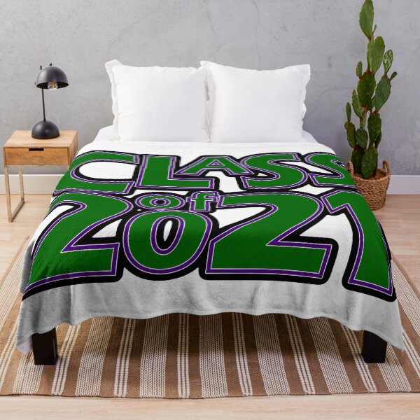 Item preview, Grad Class of 2021 Dark Green with a Dark Purple Border designed and sold by gkillerb.